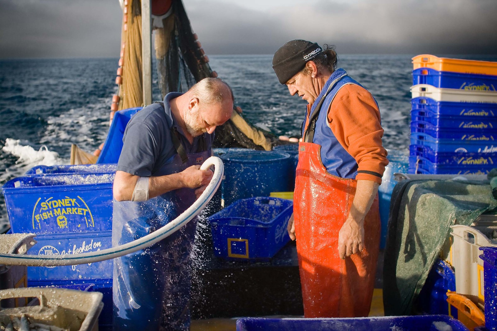 Editorial photography commercial fishing Melbourne Australia